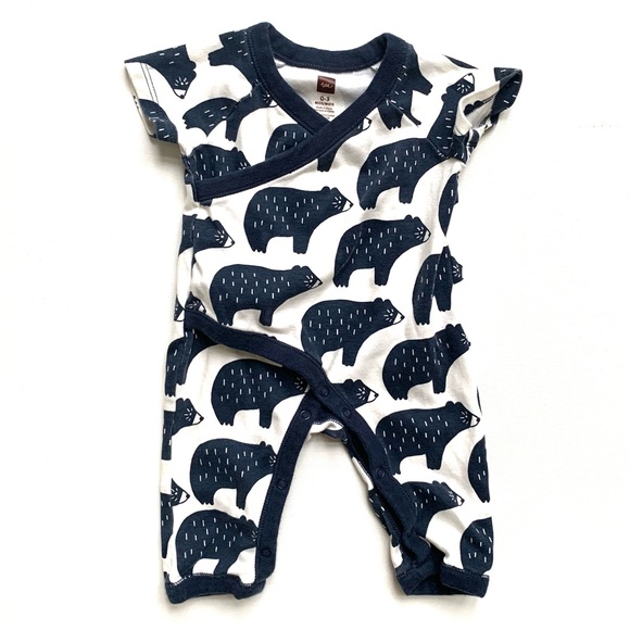 Tea Collection One Pieces Tea Collection Baby Boy Bear Wrap